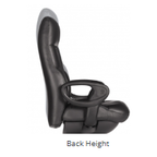 Concorde high back 24HR executive synchro-tilter, deep seat (2424-18) — 2424-18