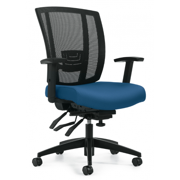 MVL3103 avro | upholstered seat & mesh back multi-tilter