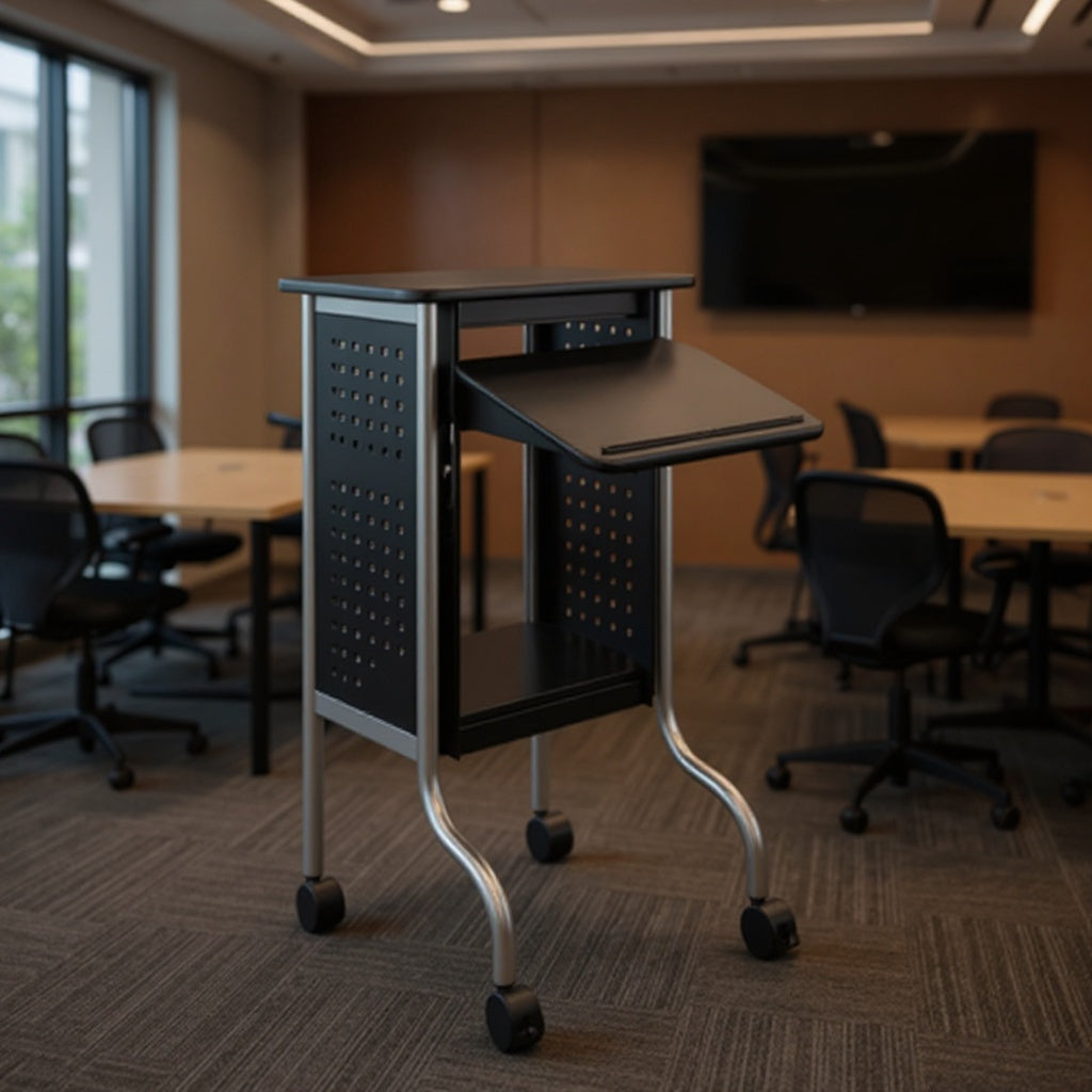 Scoot 8945BL Lectern - Office context B [AI office context]