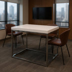 End Table Chrome - Office context B [AI office context]