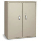 FireKing Storage Cabinet 44" High - Studio white background [AI office context]