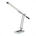 Desk Lamp - 5.30 W LED Bulb - Adjustable - Metal, Acrylic - Desk Mountable - Studio white background [AI office context]