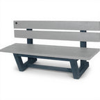 Outdoor park benches - Studio white background [AI office context]