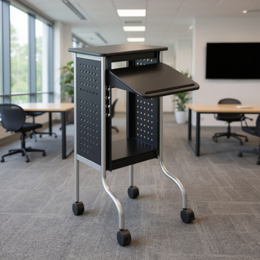 Scoot 8945BL Lectern - Office context A [AI office context]