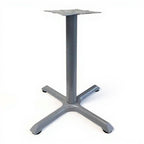 Metal Cross Base with Levelers - Studio white background [AI office context]