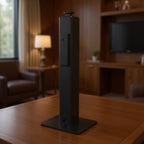 Tower Charging Station with USB ports. 2 Colour options. - Office context B [AI office context]