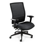 Loover medium back synchro tilter chair - Studio white background [AI office context]