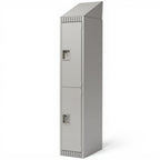 Lockers 2-Tier - Studio white background [AI office context]