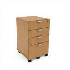 Mobile Drawer Unit with Locks INV-MPUF - Studio white background [AI office context]