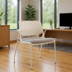 Rebound™ Armchair, Upholstered Seat (R5APUG) - Office context A [AI office context]