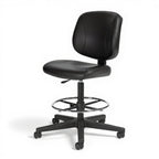 Yoho | Armless Drafting Task Chair Stool - Studio white background [AI office context]