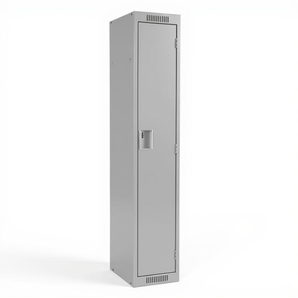 Lockers Single Tier (Assembled) - Studio white background [AI office context]
