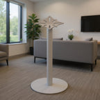Metal Round Metal Base - Office context A [AI office context]
