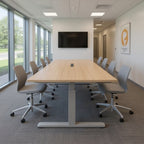 MANUAL HEIGHT ADJUSTABLE BASE (Tops sold separately) - Office context A [AI office context]