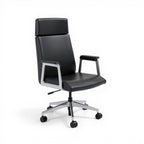 Polycarbonate Chairmat for Hard Floors - Hard Floor 60"x 46" - Studio white background [AI office context]